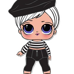 Retro club lol doll top