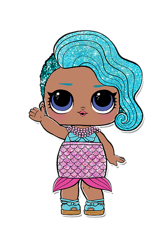 mermaid baby lol doll