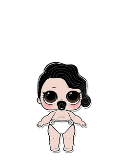 Black tie lol doll cheap