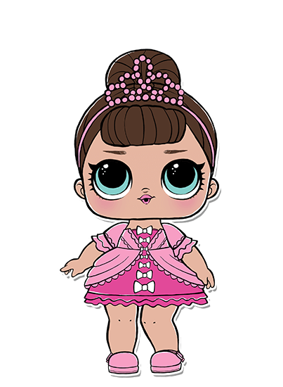 lol doll pink dress