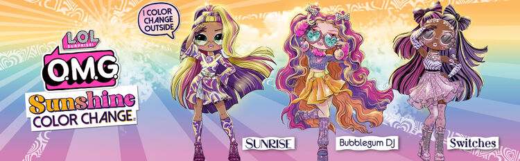 L.O.L. Surprise! OMG Sunshine Makeover Color Change Fashion Doll - Sunrise