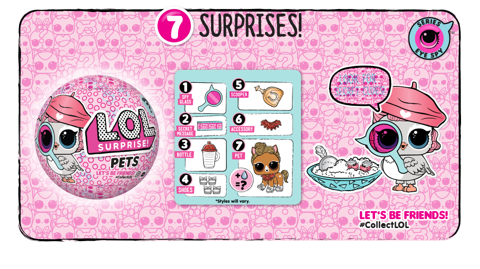 lol surprise pets series eye spy