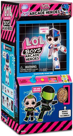 LOL Surprise Boys Arcade Heroes Cool Cat Big Bro Brother Doll Boi