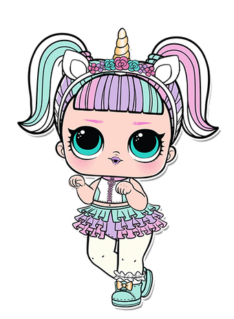 unicorn lol doll pet