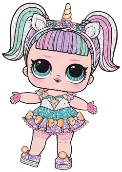 Lol unicornio glitter cheap
