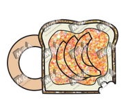 BP-035 peach jam toast