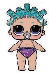 cosmic queen lol glitter
