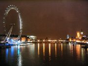 Westminster bridge night