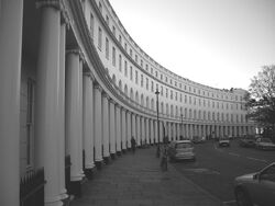 Park Crescent at London (B&W)