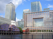 Canary Wharf buildings image