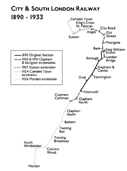 C&SLR Route Map