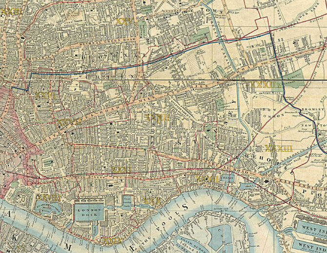 Stepney Area, part of Cross's New Plan Of London, 1853.jpg