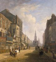 The Strand, Looking Eastwards from Exeter Change, c1824