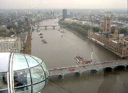 Thames river lambeth bridge