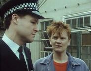 London Burning Series 1 episode 3 Policeman and ginger worker