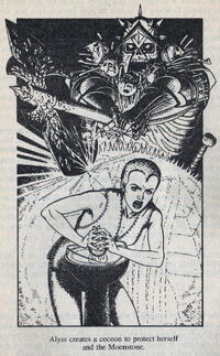 Alyss seizing the Moonstone