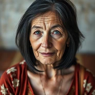 Bairde on her 124th birthday after having all of her blonde hair cut off.