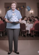 Gromdy on her 97th birthday in July 1999.