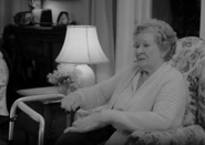 Gromdy at the age of 95 in January 1997 at her house, a few months before moving to her apartment.