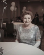 Gromdy on her 100th birthday in July 2002.