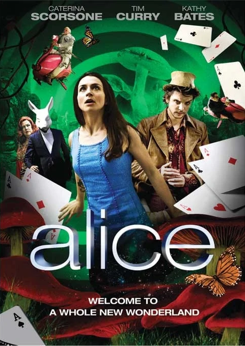 alice in wonderland 2010 dvd cover