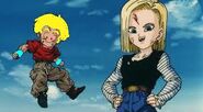 Krillin and 18 fought