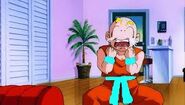 Krillin freaking out