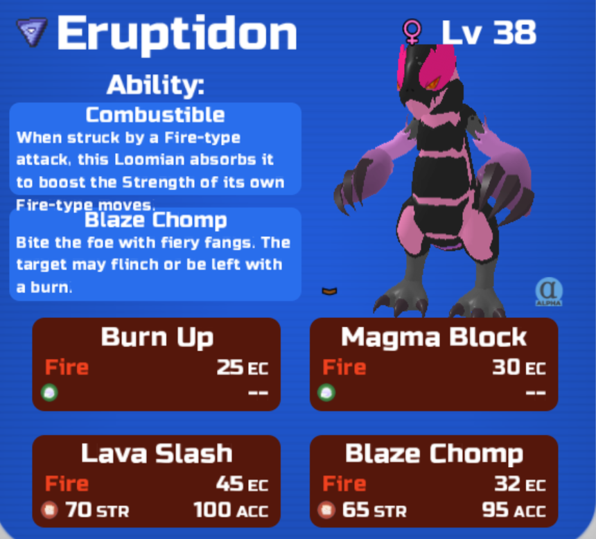 My Eruptidon  Loomian•Legacy Amino