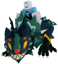 A player riding Grimyuline.