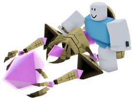 A player riding a Pharoglyph.