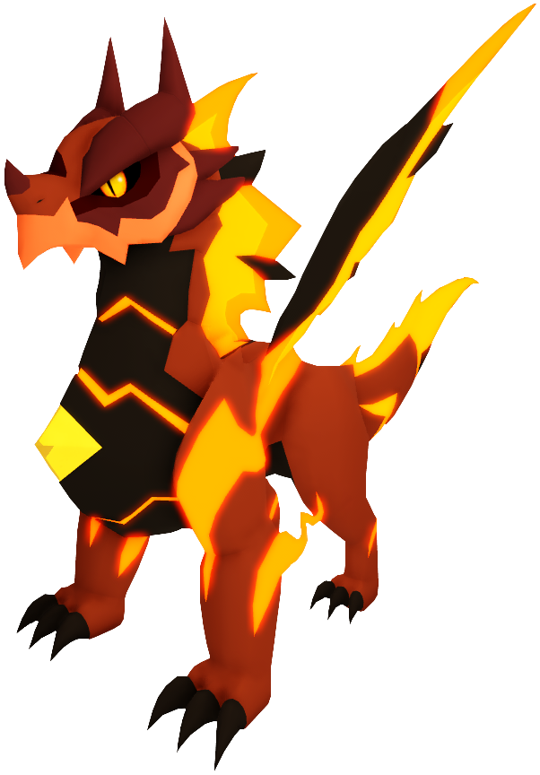 Unofficial Roblox Loomian Legacy Oxidrake free VR / AR / low-poly 3D model