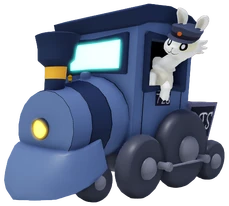 A player using the Choochew Saddle.