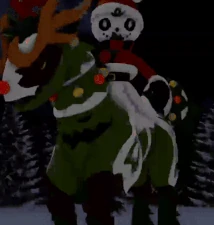 Holiday Nevermare attacking the player.