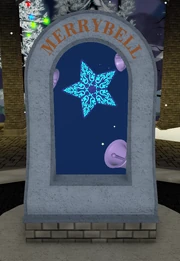 The portal to access the Raid Battles, where the Merrybell used to be