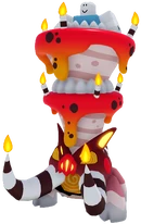 A player riding Atomic Hoganosh.