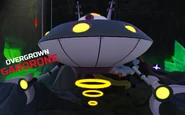 Overgrown Gardrone holding a Voltaic Core in Nightmare mode