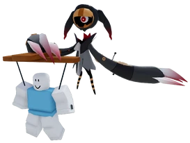 A player being carried by Willbound Metronette.