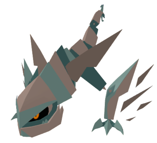 Unofficial Roblox Loomian Legacy Oxidrake free VR / AR / low-poly 3D model