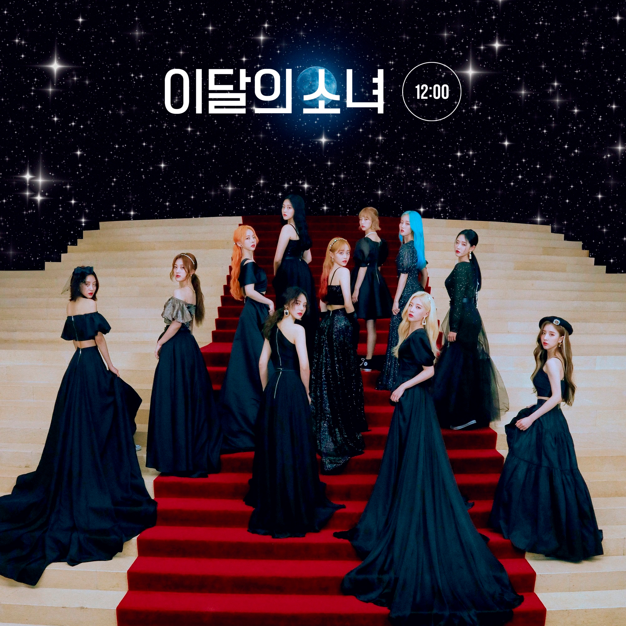 LOONA 12:00 MIDNIGHT ALBUM VER. B DAMAGED COVER **SHIPS FREE TO US**