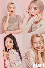 Star1 JinSoul Kim Lip Olivia Hye Go Won