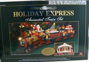 New bright holiday train new arrivals