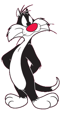 Gatos famosos 10 - Sylvester (Looney Tunes) - Gato com Vertigens