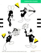 Daffy Duck Poses Part 2