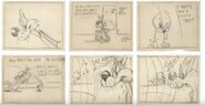 Storyboards for "Fat Rat and the Stupid Cat"