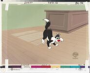 Production background and cel
