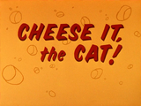 Cheese It, the Cat!