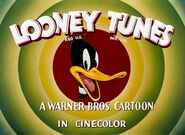 Looney Tunes 1947-49 rings (Cinecolor version) (with Daffy Duck)