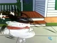 Spike beating up Junior (as a dog)