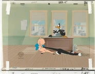 Production background and cel
