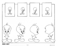 Tweety Model sheet